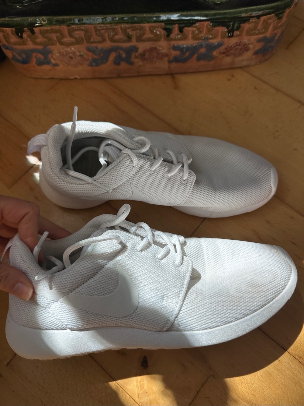 Nike Women's White Mesh Sneakers